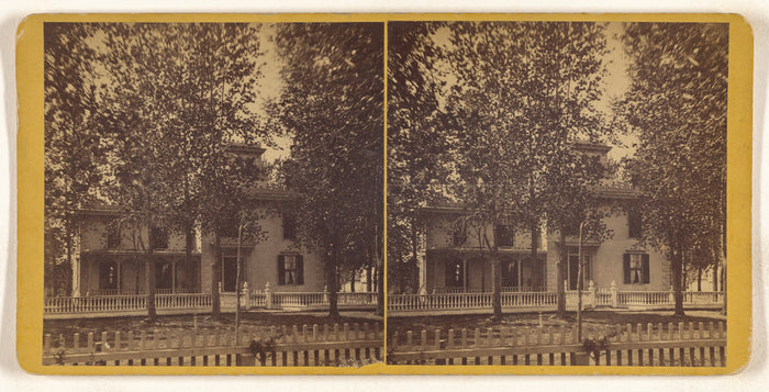 Unknown maker, American:[Elisha Broad's home in Minesota (si,16x12