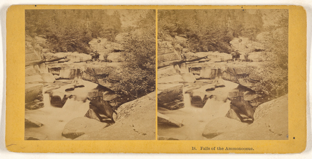 Unknown maker, American:Falls of the Ammonoosuc., Poster Print Wall Art