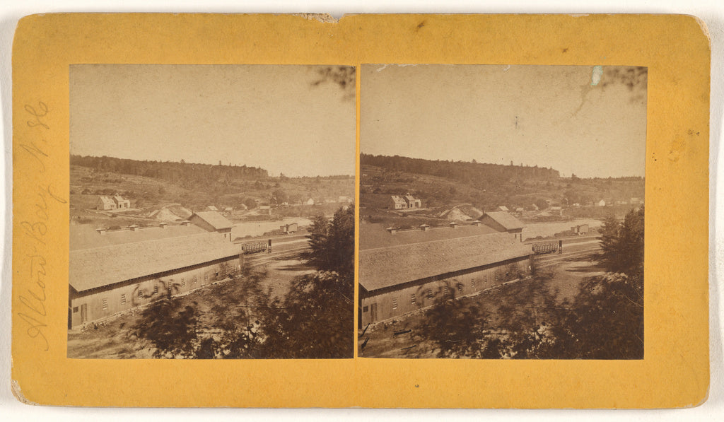 Unknown maker, American:[Alton Bay, N.H. Covered Bridge], Poster Print Wall Art