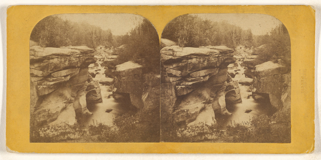 Unknown maker, American:[Amonoosuc Falls, White Mountains, N, Poster Print Wall Art