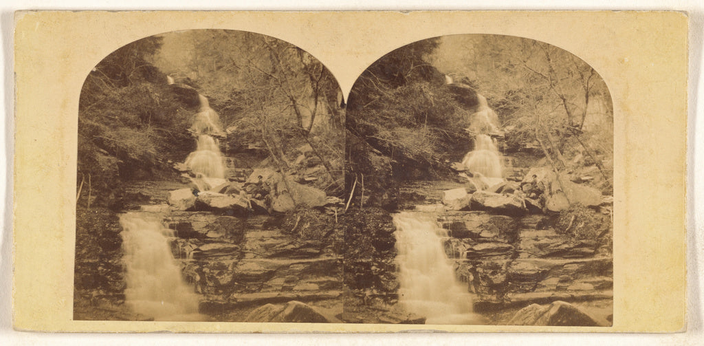 Unknown:Sylvan Cascade, Plauterkill Clove, Catskill Mountain, Poster Print Wall Art