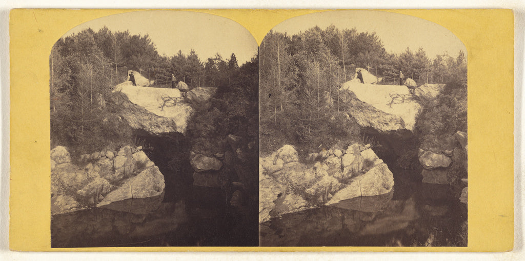 Unknown maker, American:[Central Park - The Cave], Poster Print Wall Art