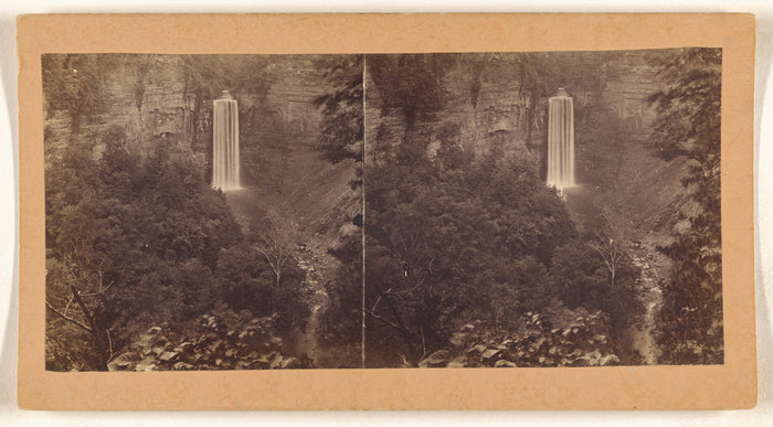 Unknown maker, American:[Taghanic (sic) Falls, Cayuga Lake],16x12
