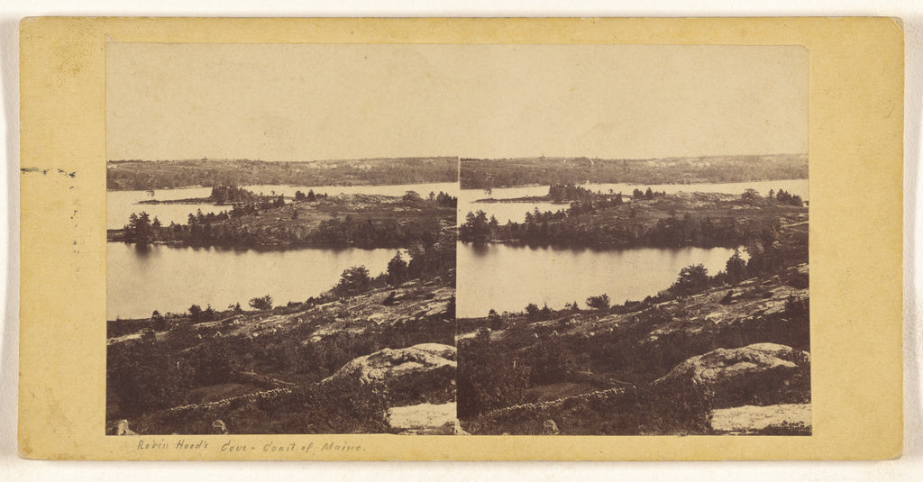 Unknown maker, American:[Robin Hood's Cove - Coast of Maine], Poster Print Wall Art