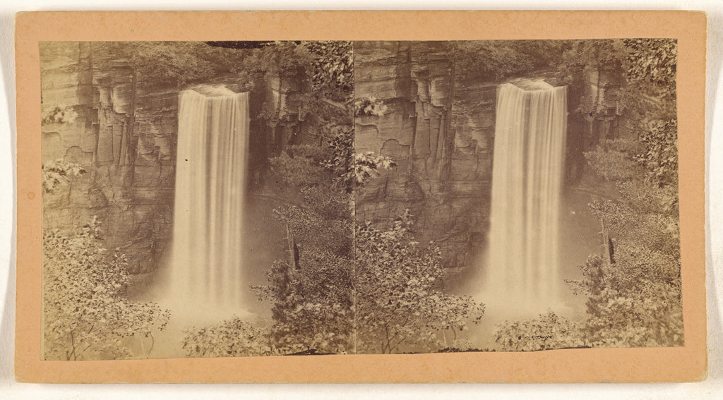 Unknown maker, American:[Taughanic Falls, Cayuga Lake],16x12"(A3)Poster