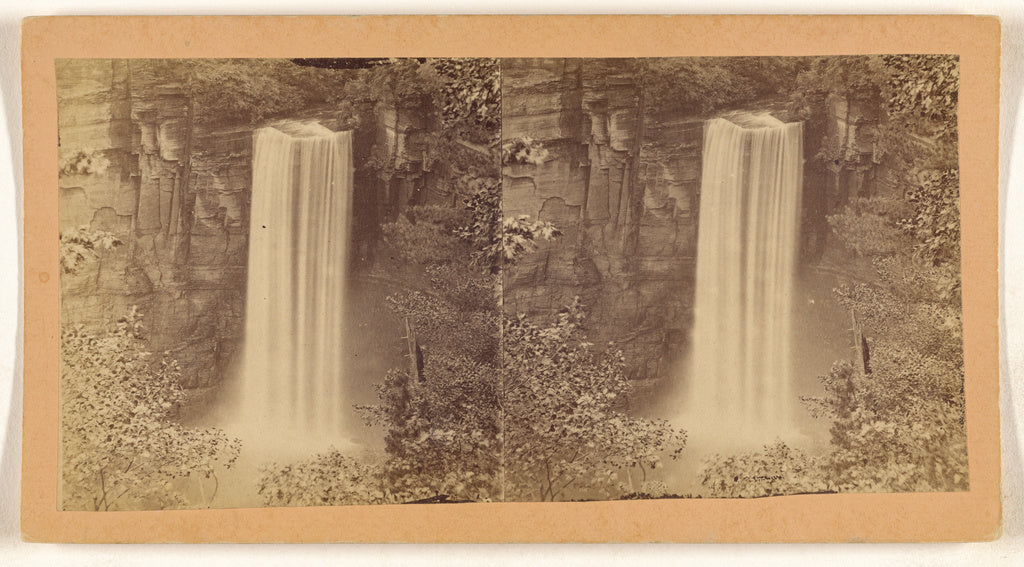 Unknown maker, American:[Taughanic Falls, Cayuga Lake], Poster Print Wall Art