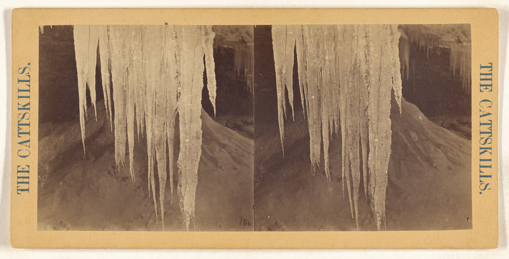 Unknown maker, American:[Ice Formation, The Catskills.], Poster Print Wall Art