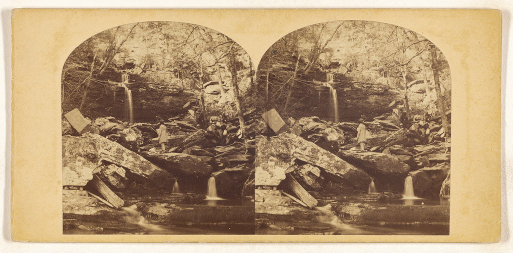 Unknown:Mountain Gorge, On the Catskills., Poster Print Wall Art