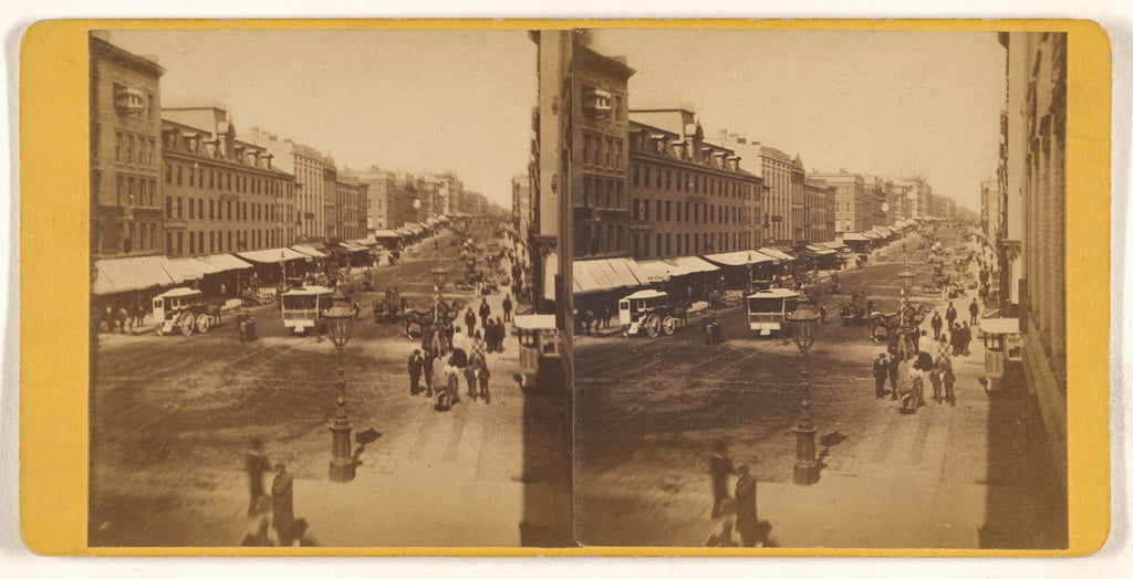 Unknown maker, American:Main Street. Rochester, New York., Poster Print Wall Art