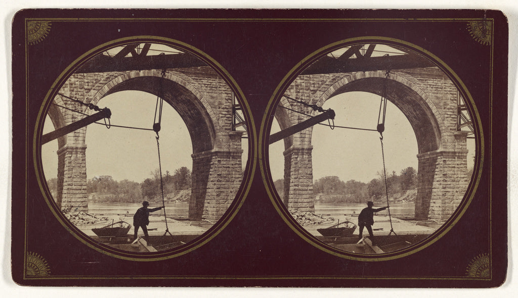 Unknown maker, American:[Under the R.R. Bridge. Fairmount Pa, Poster Print Wall Art