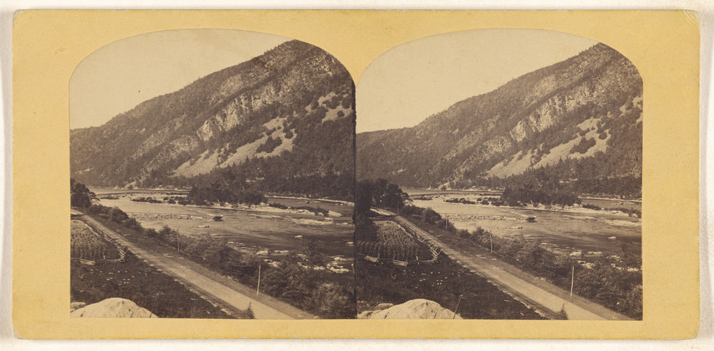 Unknown maker, American:[Indian Soldier - Delaware Water Gap, Poster Print Wall Art