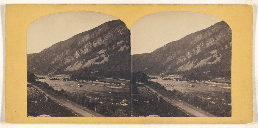 Unknown maker, American:[Indian Ladder. Delaware Water Gap], Poster Print Wall Art