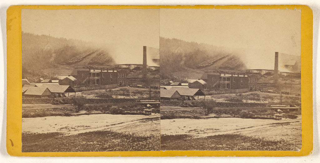 Unknown maker, American:[Mining town in Pennsylvania], Poster Print Wall Art