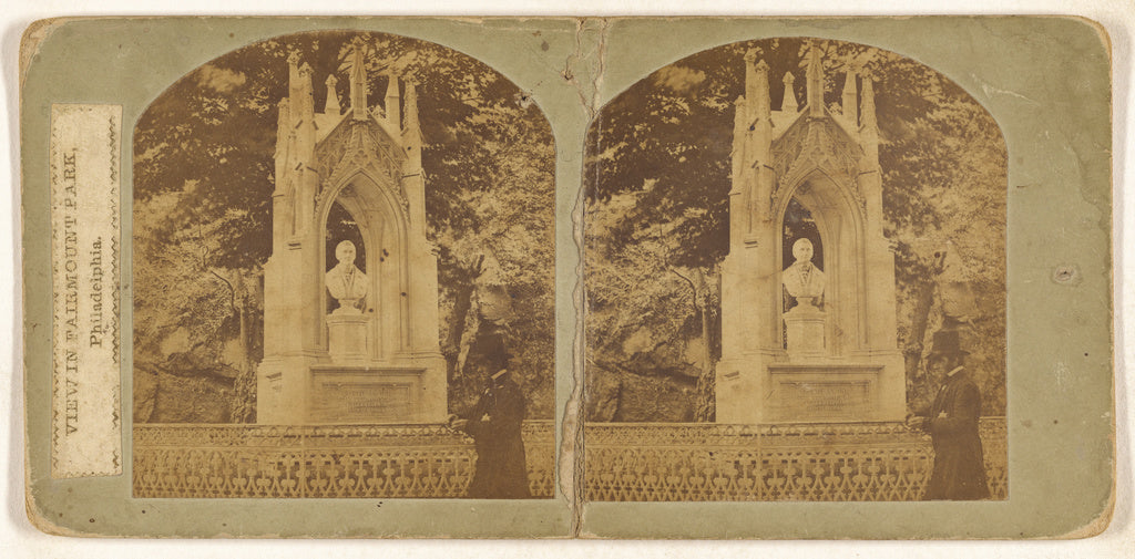 Unknown maker, American:View in Fairmount Park, Philadelphia, Poster Print Wall Art