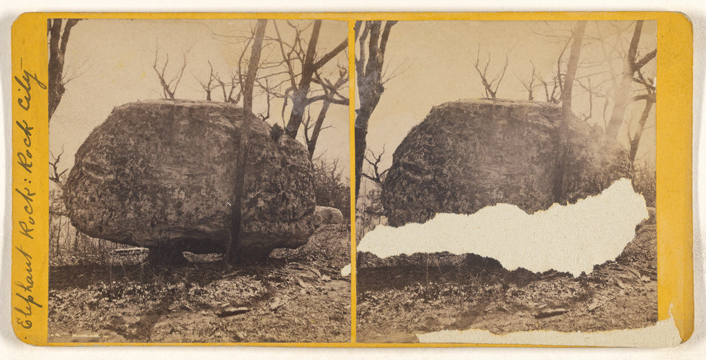 Unknown maker, American:[Elephant Rock: Rock City]/[Ballance,16x12"(A3)Poster