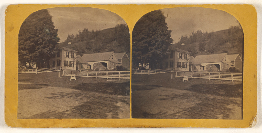 Unknown maker, American:["Our Home" Strafford, Vt.], Poster Print Wall Art