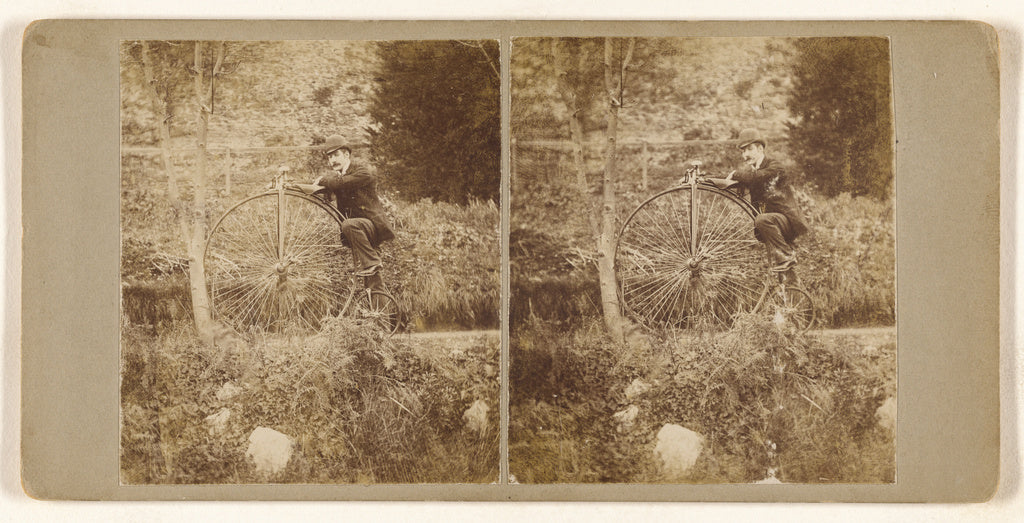 Unknown maker, American:[The old "Ordinary" Bicycle], Poster Print Wall Art