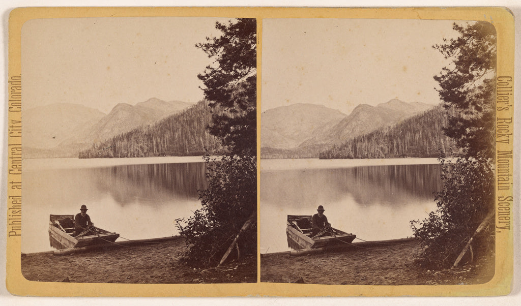 Joseph Collier:Middle Park Series. - Grand lake Looking East, Poster Print Wall Art