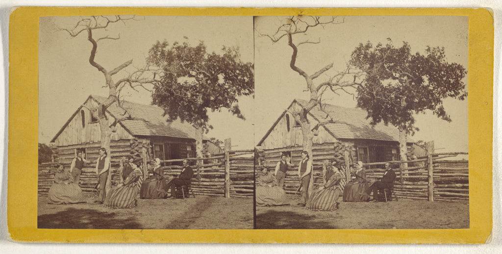B. F. Upton:[Home of the Pioneer - 50 Miles above the Falls ,16x12"(A3)Poster