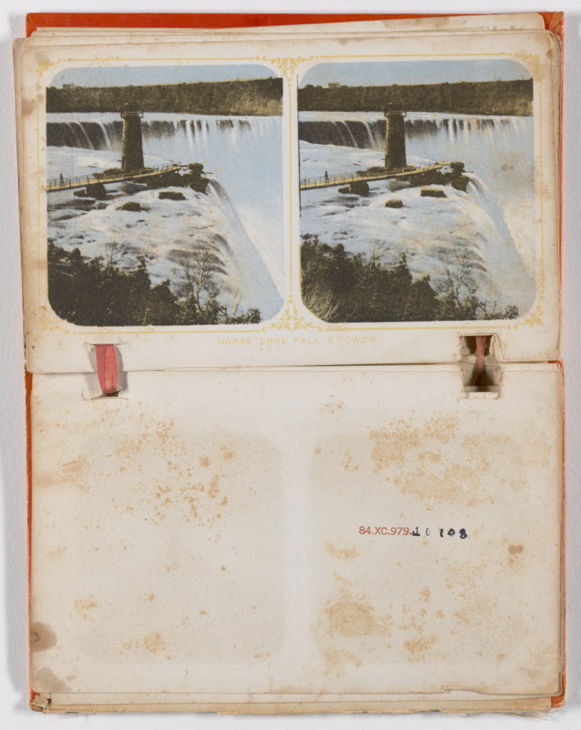Unknown:Horse Shoe Fall & Tower, Poster Print Wall Art