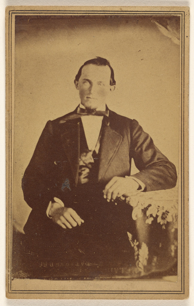 Jacob Byerly:[Portrait of a Seated Man], Poster Print Wall Art
