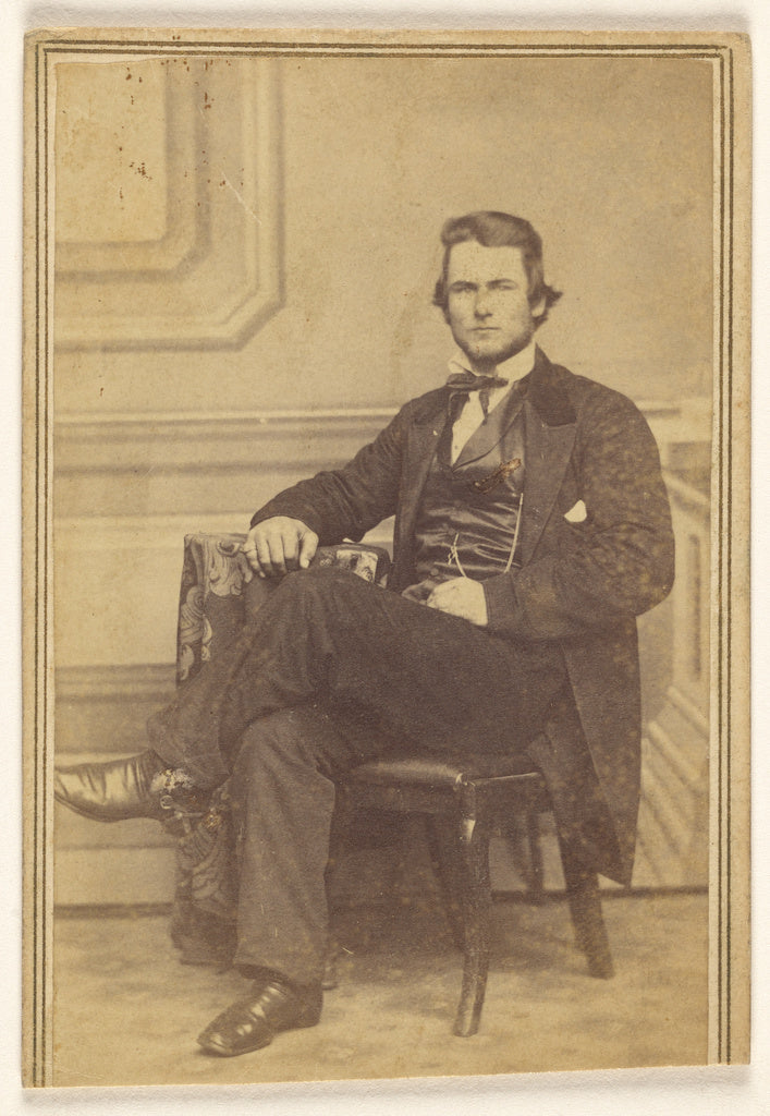 Jacob Byerly and John Davis Byerly:[Portrait of a Seated Man, Poster Print Wall Art