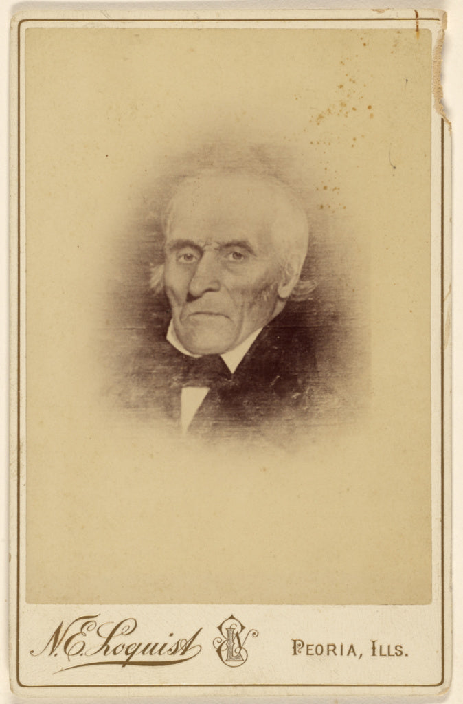 N.E. Loquist:[Portrait of Nathaniel Aiken painted by Joseph , Poster Print Wall Art