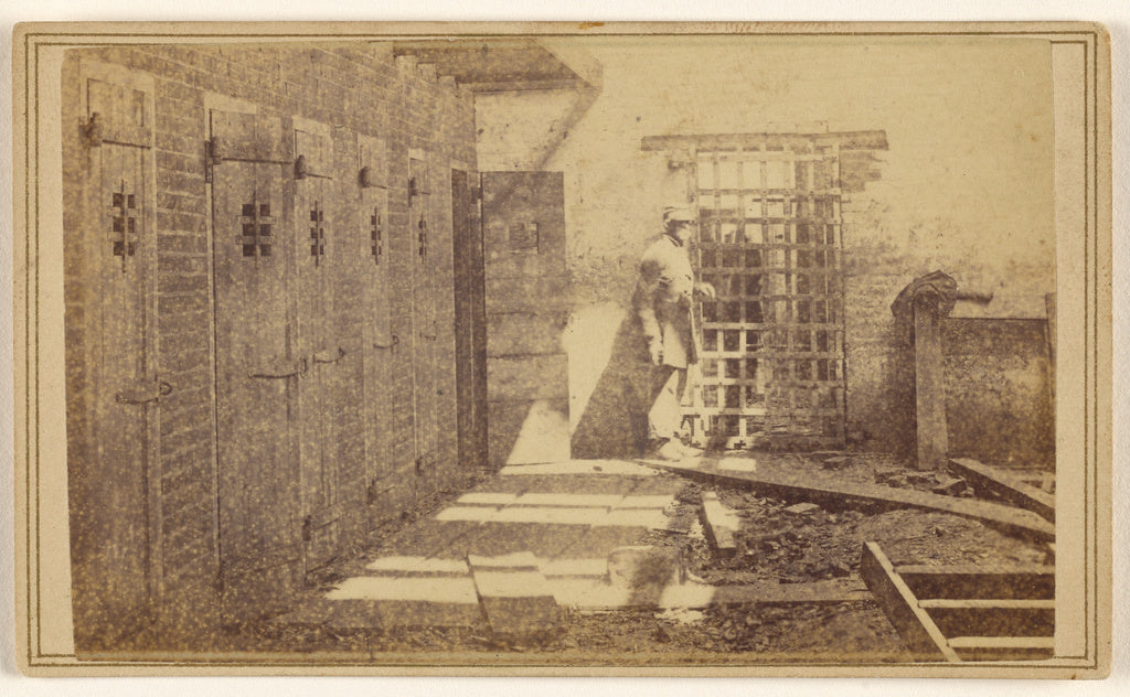 Mathew B. Brady:Slave Pens, Alexandria, Va., Poster Print Wall Art