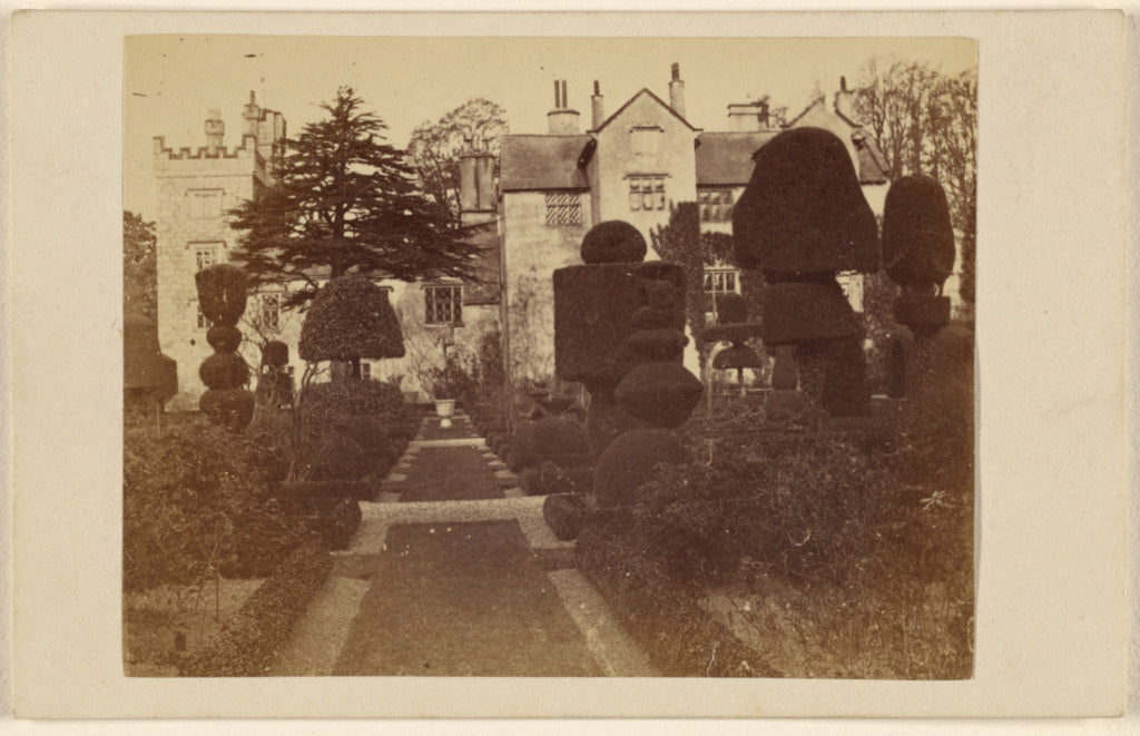 Unknown maker, British:[Levens Hall. Westmoreland. Garden pl, Poster Print Wall Art