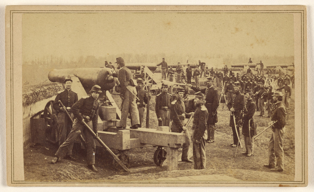 Mathew B. BradyAttributed to:[Fort Totten defenses of Washin, Poster Print Wall Art