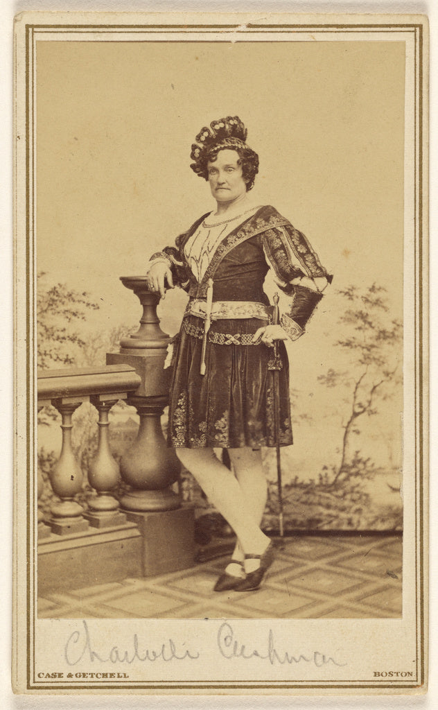 Case & Getchell:[Charlotte Cushman],16x12"(A3)Poster