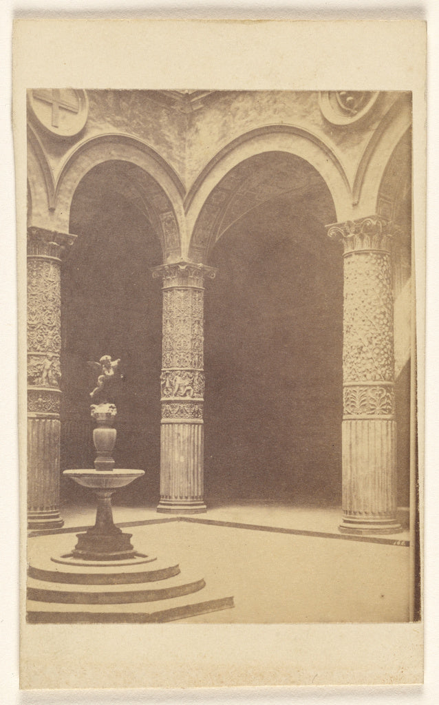 Fratelli Alinari:[Unidentified interior of arches, columns a,16x12"(A3)Poster