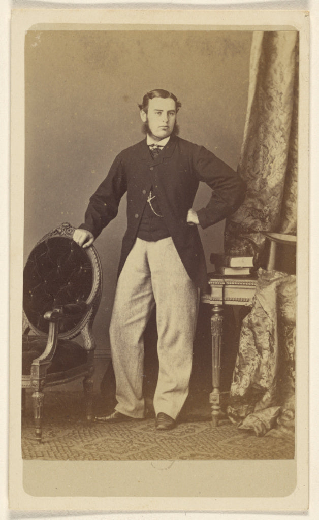 Schwarzschild & Co.:[Man with muttonchops, standing], Poster Print Wall Art