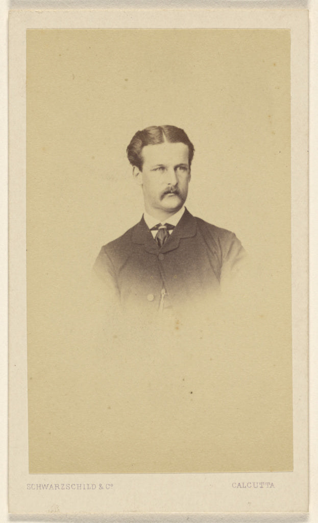 Schwarzschild & Co.:[Man with moustache, in vignette style], Poster Print Wall Art