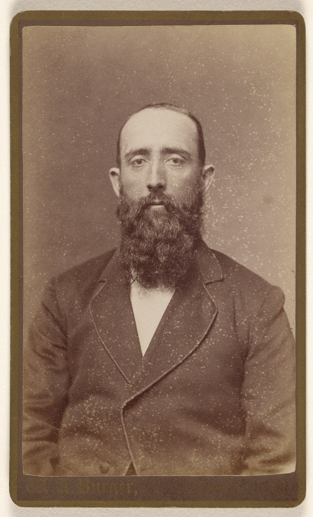 W.A. Burger:[Balding man with full, long beard],16x12"(A3)Poster