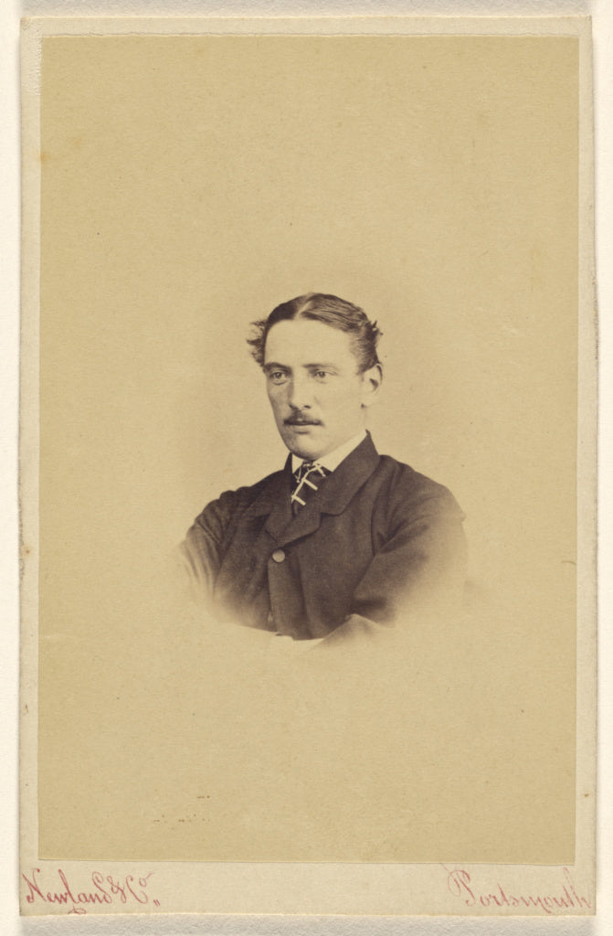Newland & Company:[Man in moustache, in vignette style], Poster Print Wall Art