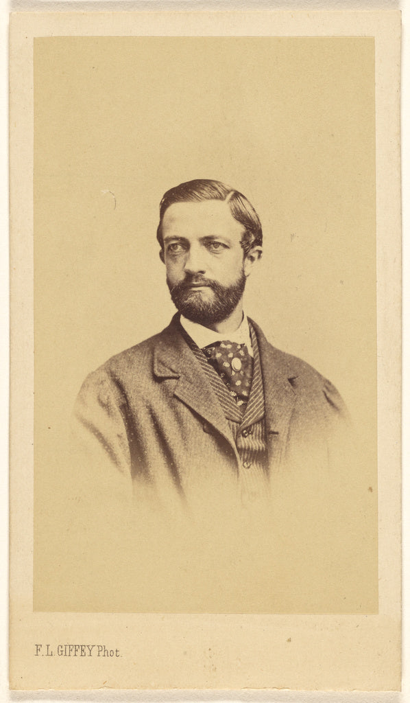 F.L. Giffey:[Unidentified bearded man, in vignette style],16x12"(A3)Poster