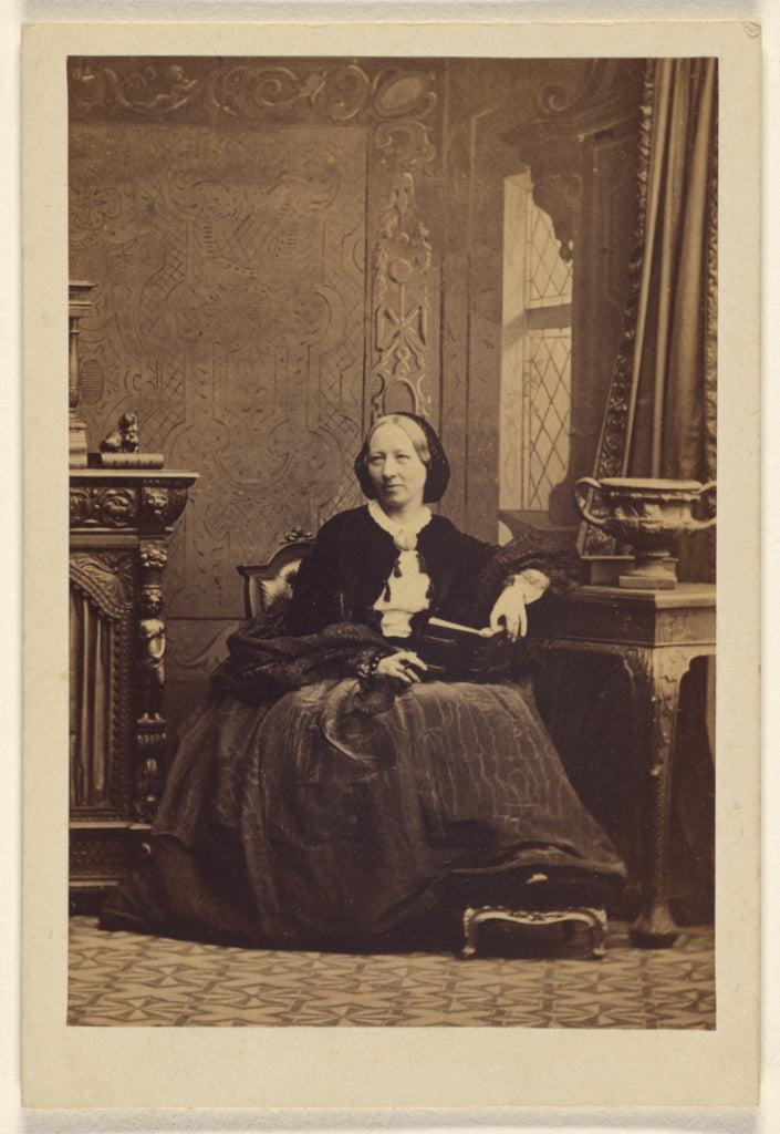 Camille Silvy:[Elderly woman, seated], Poster Print Wall Art