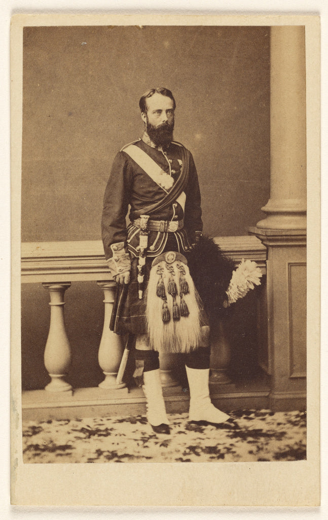 F.W. Baker:[Unidentified bearded man in kilt, standing],16x12