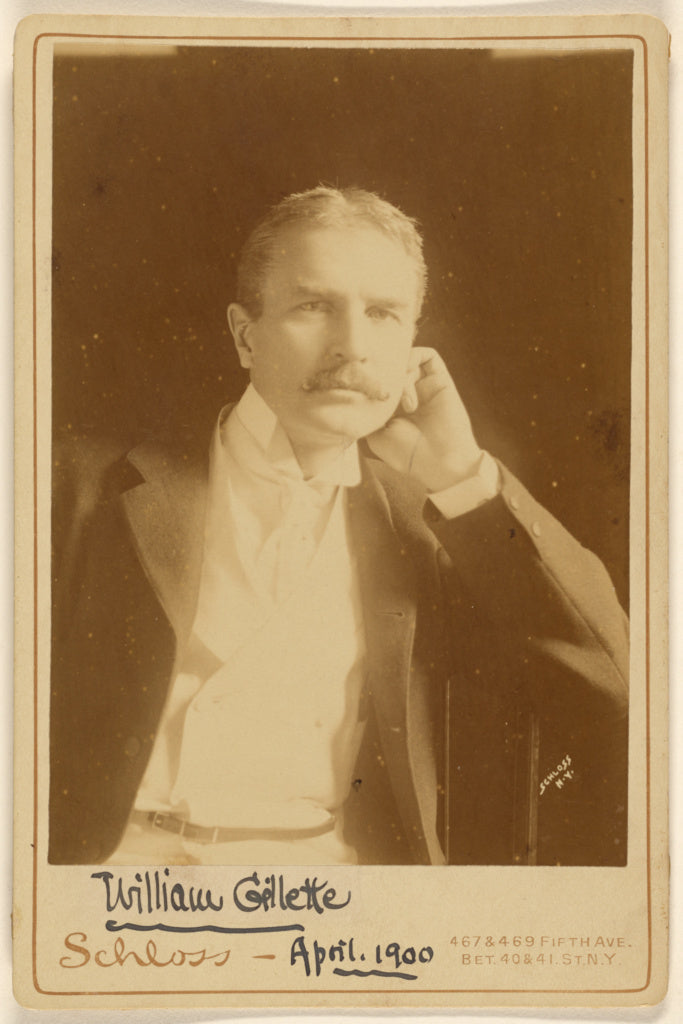 Schloss:William Gillette, Poster Print Wall Art
