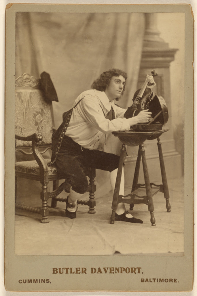 Cummins:Butler Davenport. "The Violin-Maker of Cremona", Poster Print Wall Art