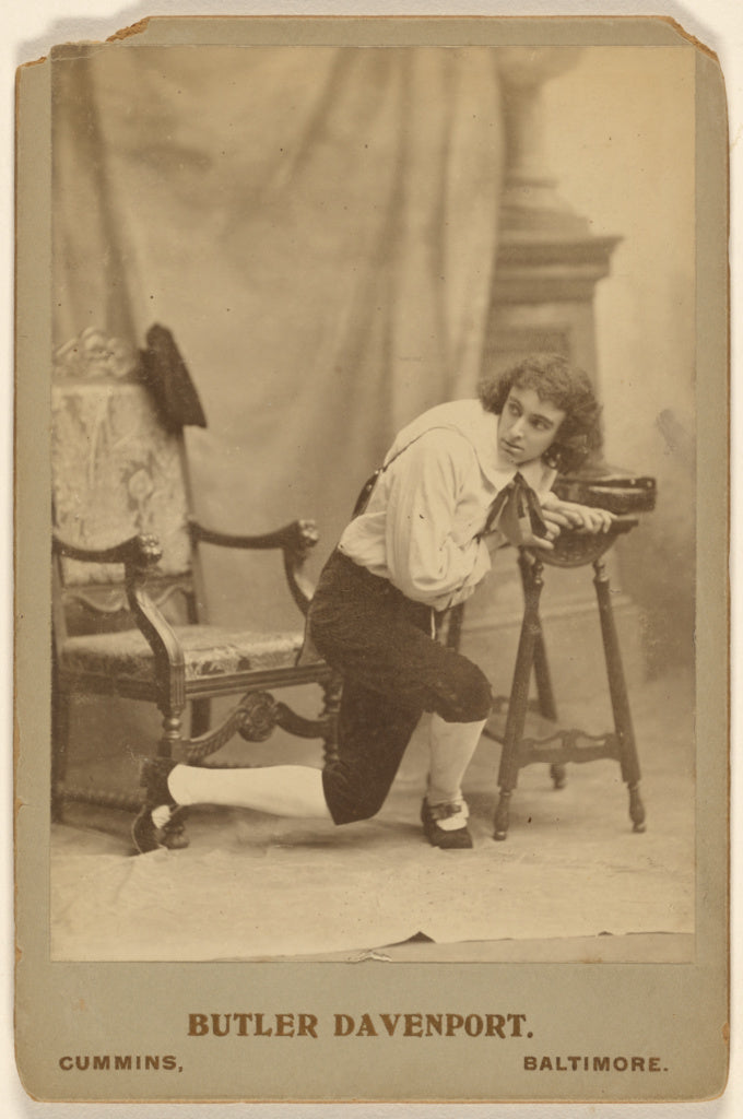 Cummins:Butler Davenport [in] "The Violin-Maker of Cremona"., Poster Print Wall Art