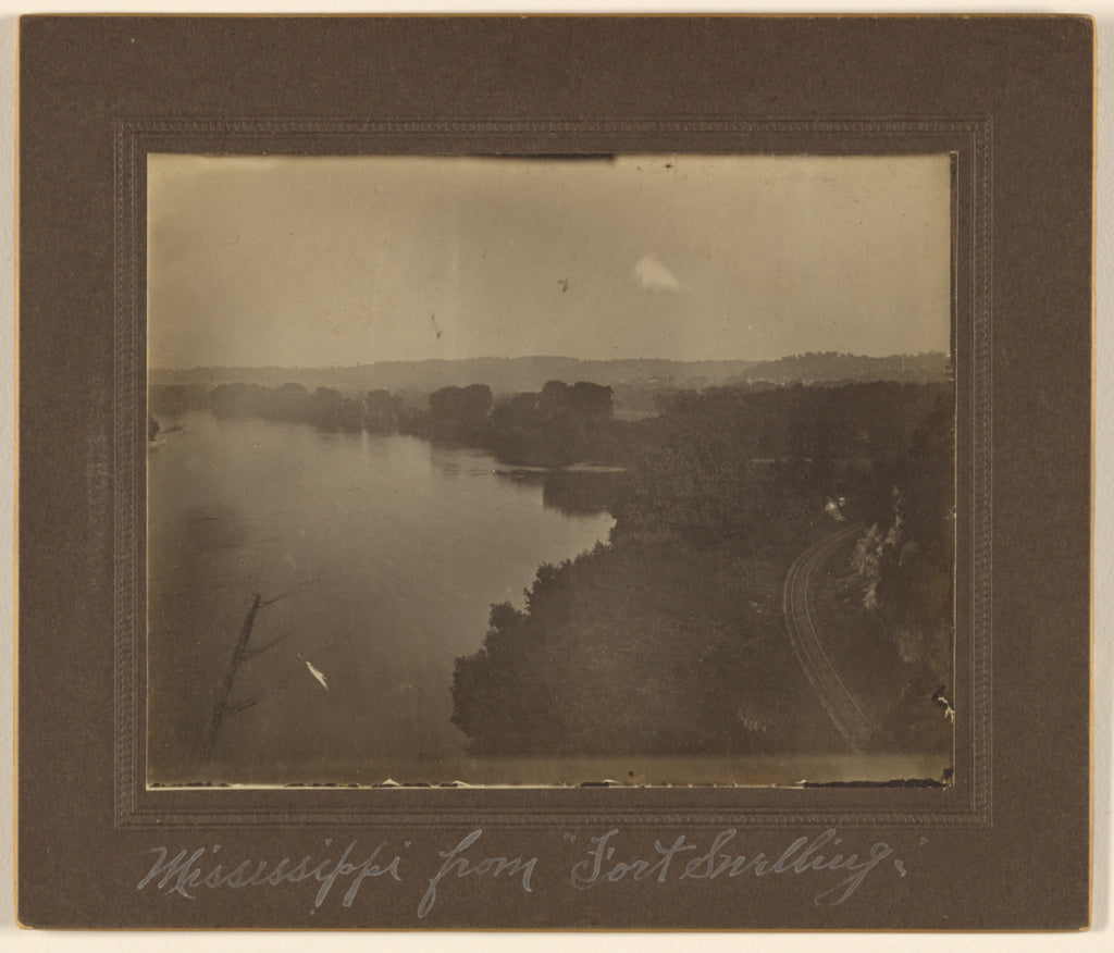 Unknown maker, American:Mississippi from "Fort Snelling", Poster Print Wall Art