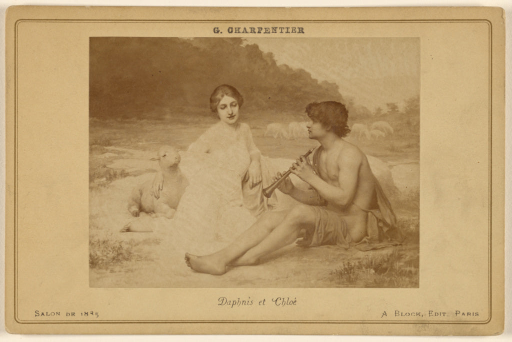 Adolphe Block:Daphis et Chloe [by] G. Charpentier, Poster Print Wall Art