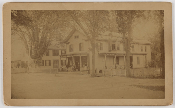Unknown maker, American:[Long view of house at Silverspring,,16x12