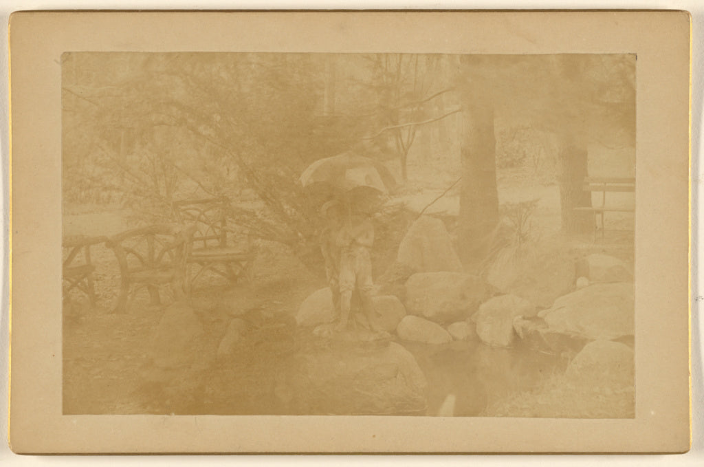 Unknown maker, American:Fountain. Silverspring [New Jersey], Poster Print Wall Art