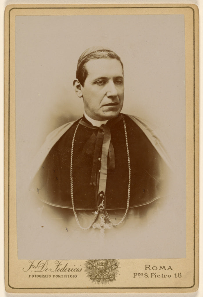 Federico De Federicis:[Cardinal Mariano] Rampolla [Marquis d, Poster Print Wall Art