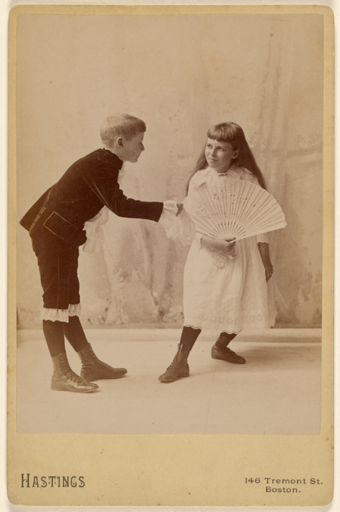 George H. Hastings:[A young boy and girl dancing], Poster Print Wall Art