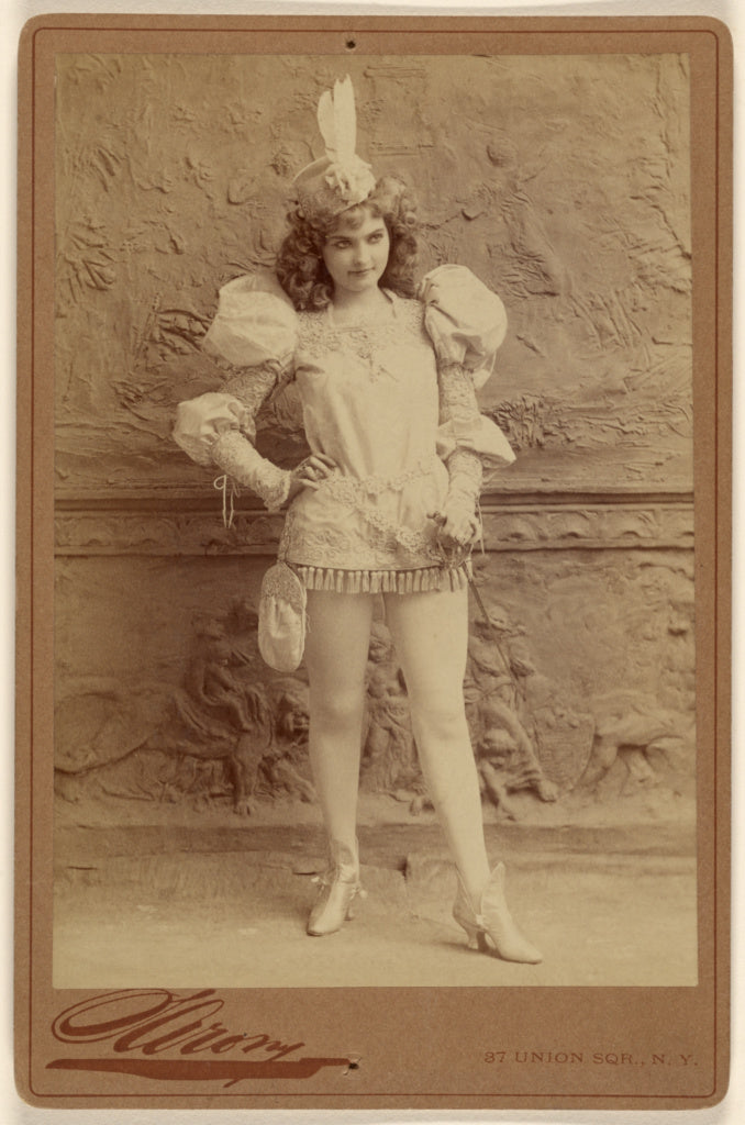 Napoleon Sarony:[Unidentified actress in costume, standing],16x12