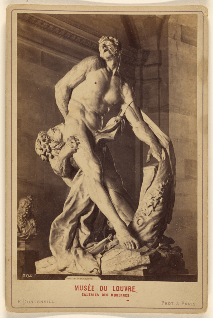 E. Dontenvill:Musee Du Louvre Galeries Des Modernes [Milon D, Poster Print Wall Art
